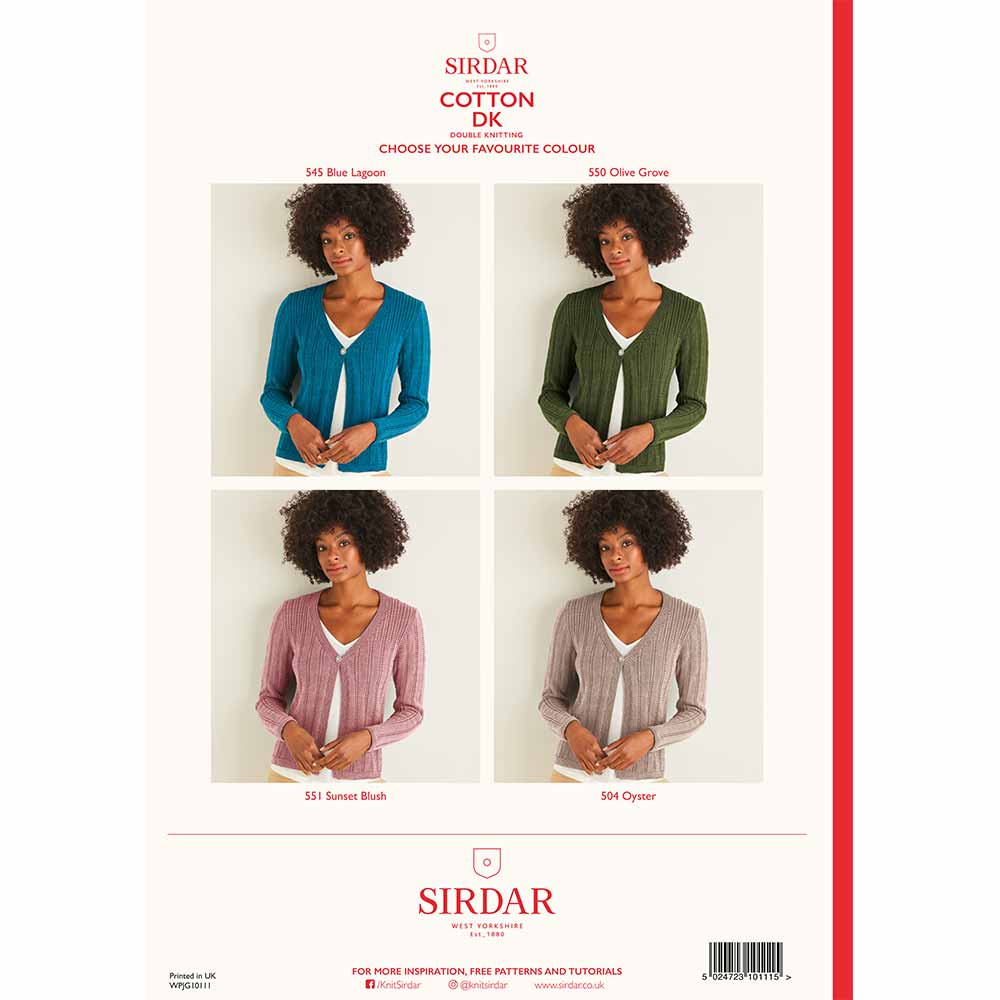 Cardigan in Sirdar Cotton Dk - Image 3