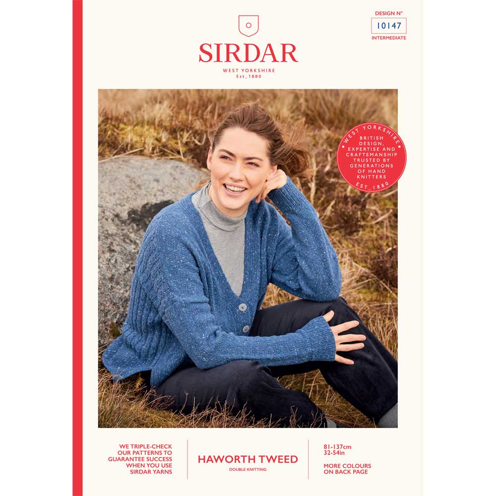 Cardigan in Sirdar Haworth Tweed