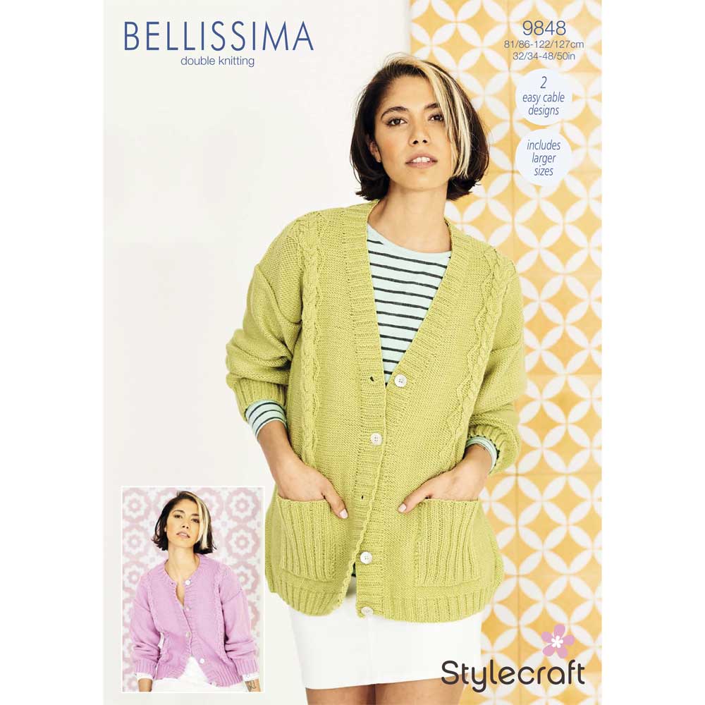Cardigan in Stylecraft Bellissima