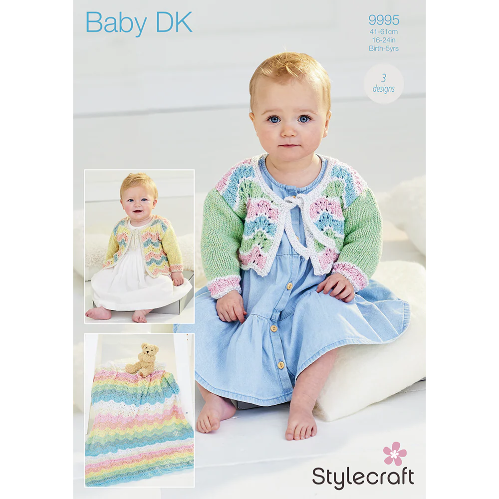Cardigans and Blanket in Stylecraft Baby Sparkle Dk