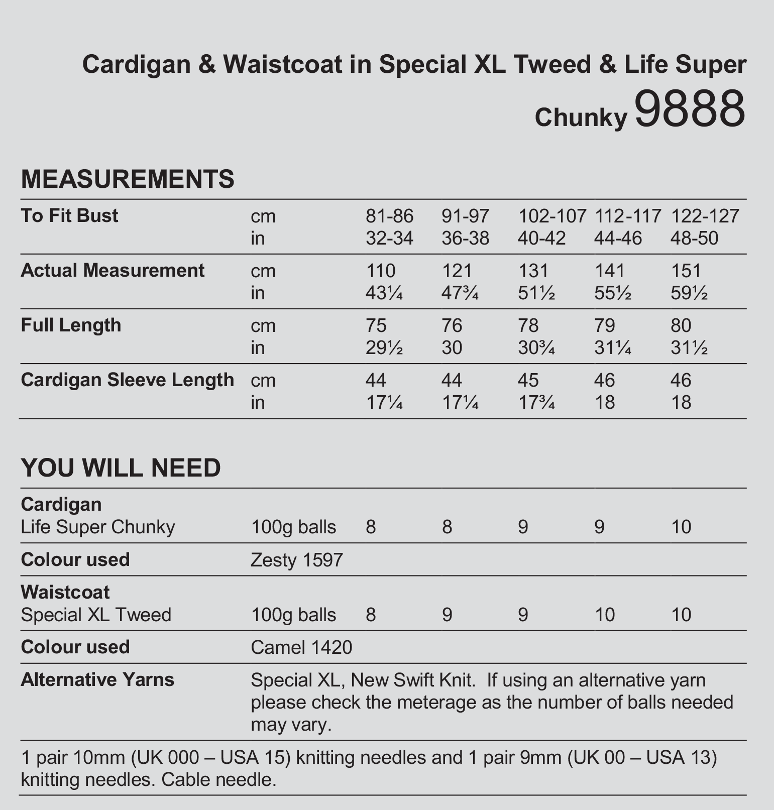 Cardigans and Waistcoat in Stylecraft Super Chunky - Digital Version 9888 - Image 2