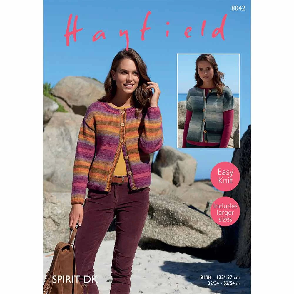 Cardigans in Hayfield Spirit DK