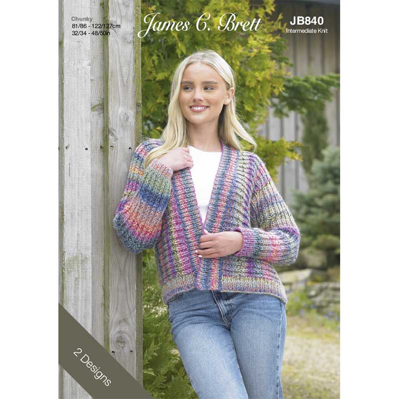Cardigans in James C Brett Marble Chunky