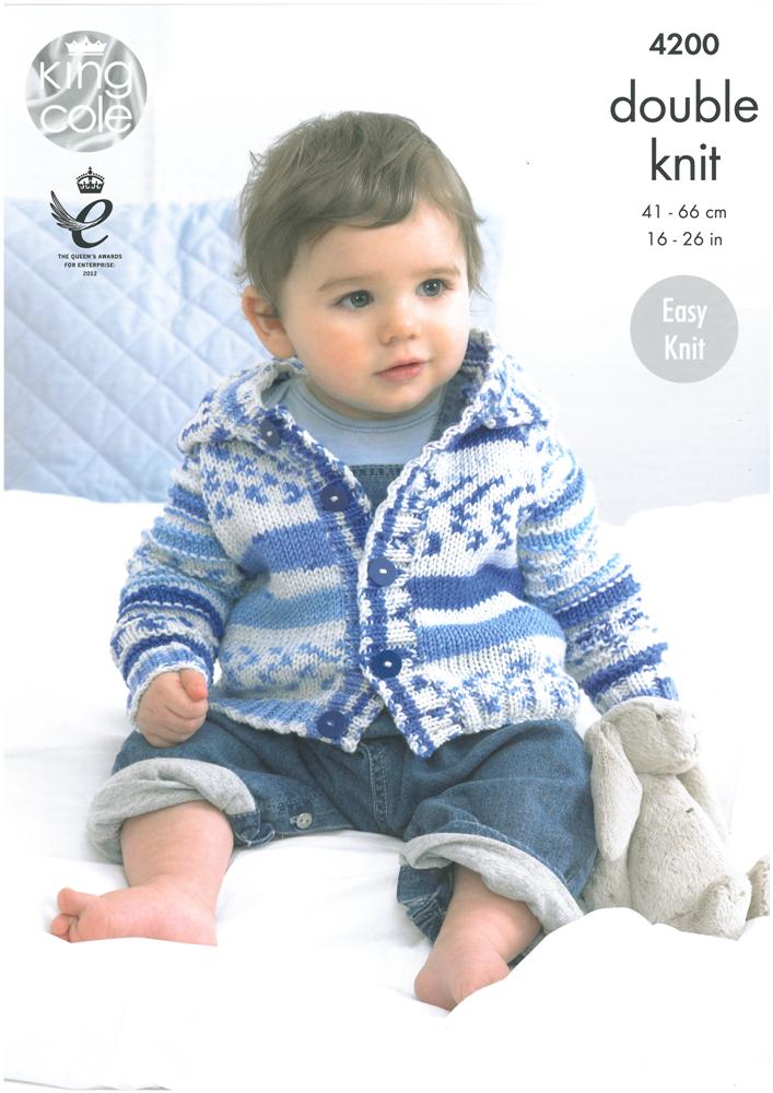 Cardigans in King Cole Cherish and Cherished DK
