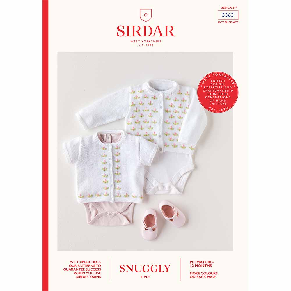 Cardigans in Sirdar Snuggly 4ply