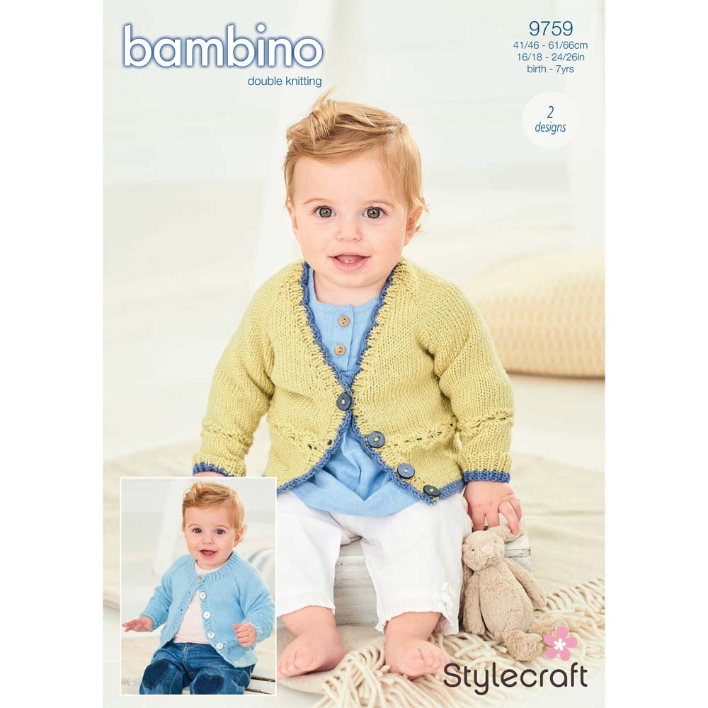 Cardigans in Stylecraft Bambino DK - Digital Version 9759