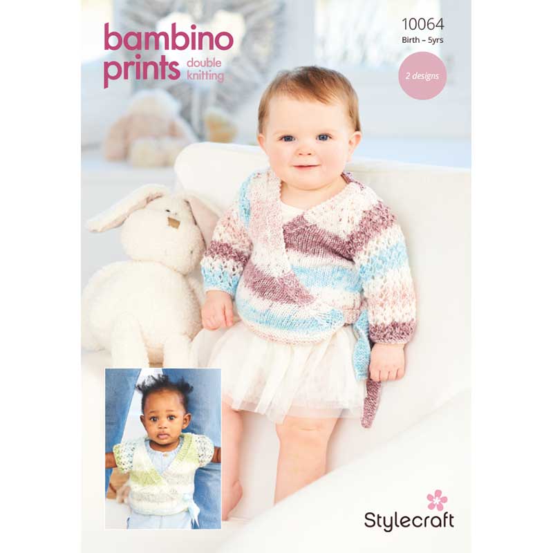 Cardigans in Stylecraft Bambino Prints DK - Digital Version 10064
