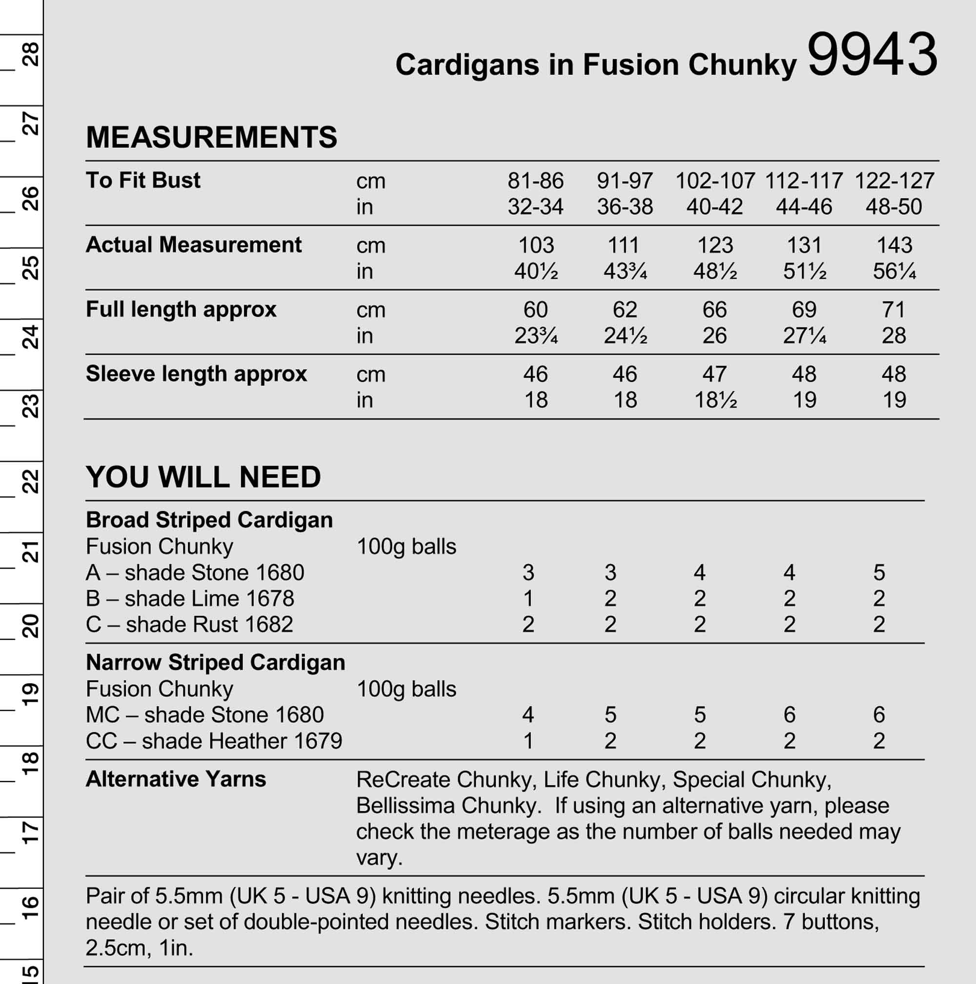 Cardigans in Stylecraft Fusion Chunky - Image 2
