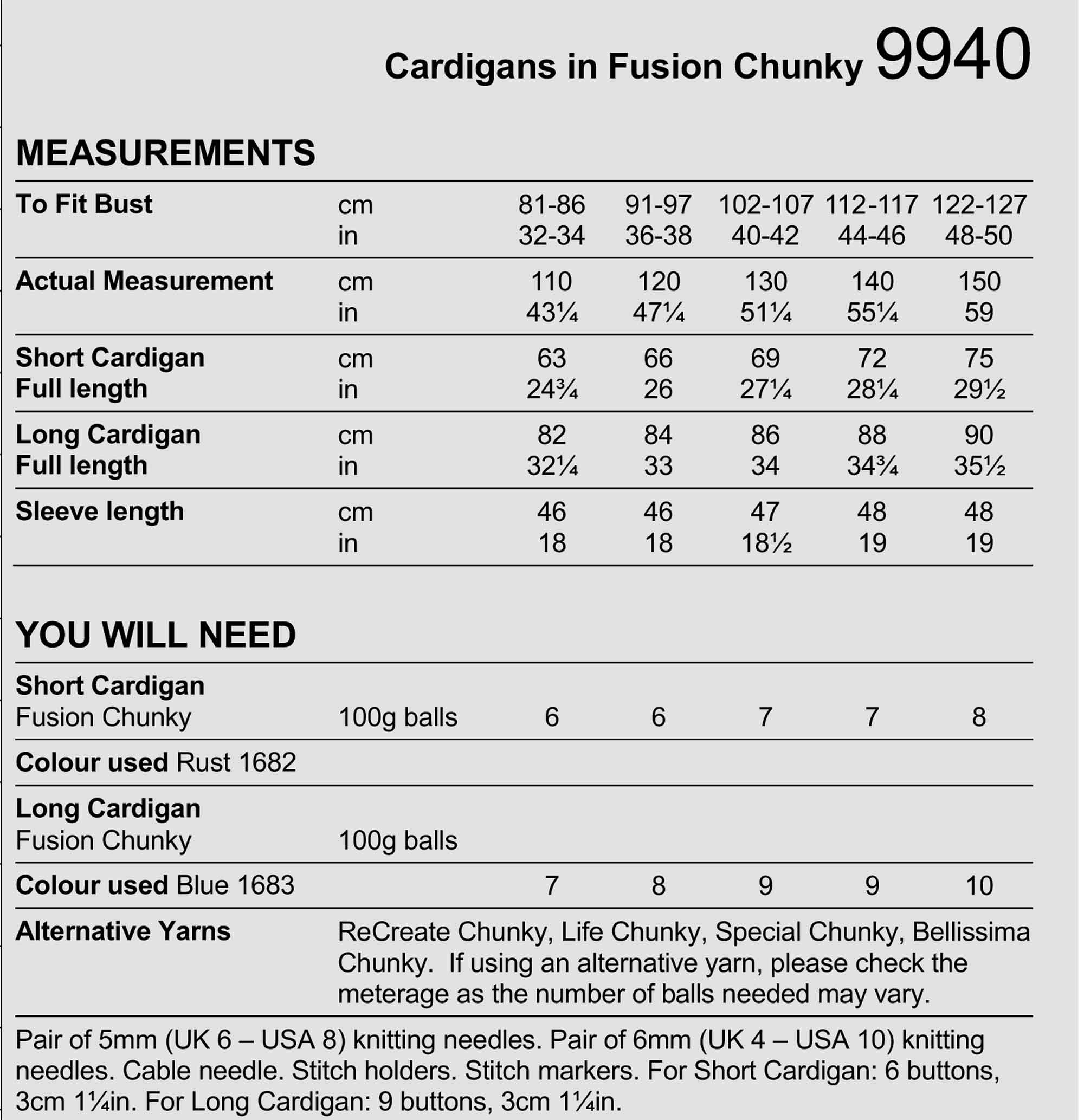 Cardigans in Stylecraft Fusion Chunky - Image 2