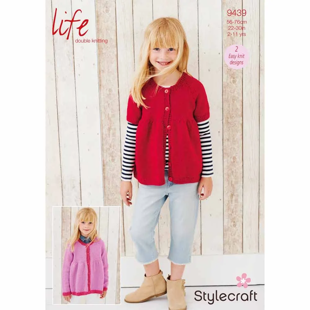 Cardigans in Stylecraft Life DK