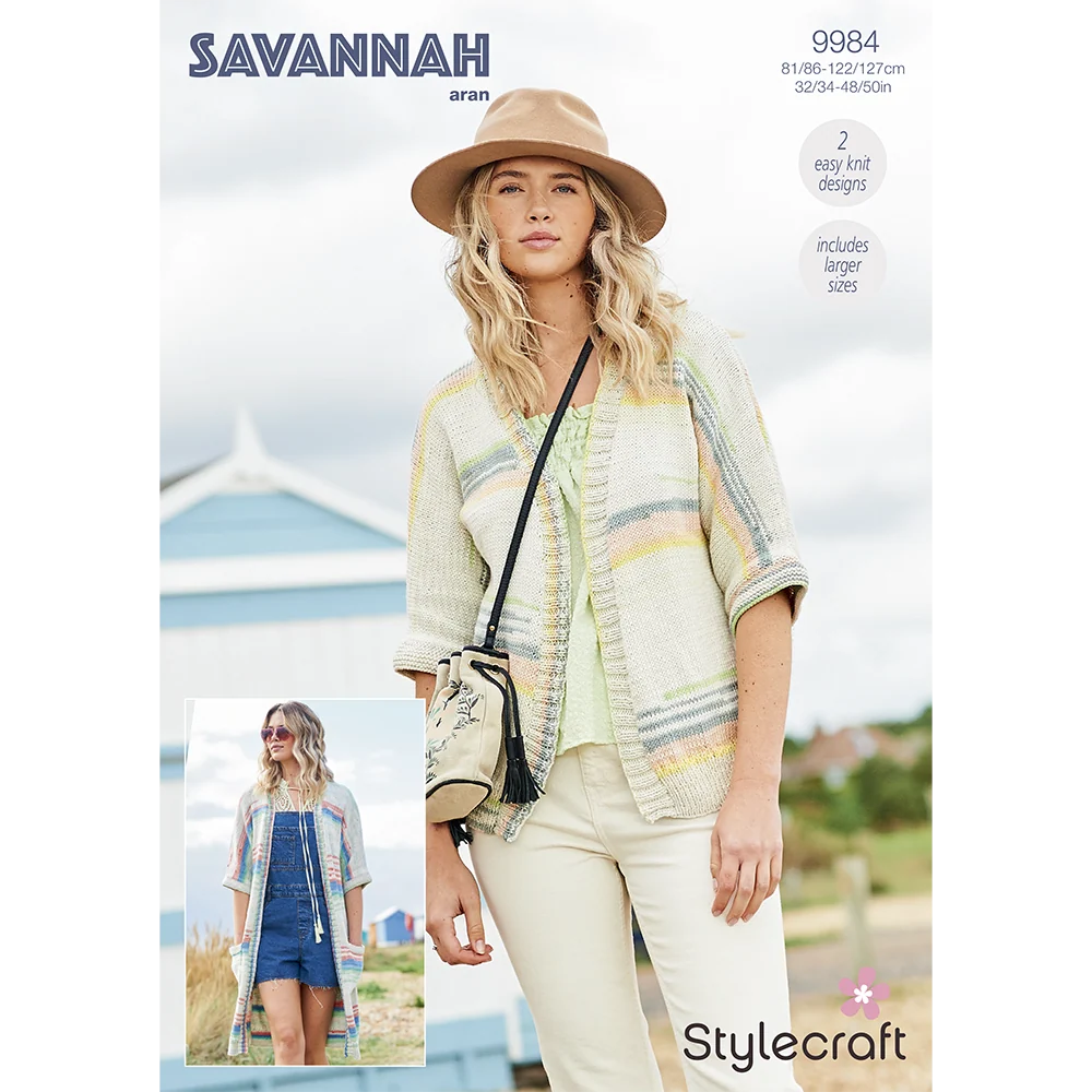 Cardigans in Stylecraft Savannah Aran