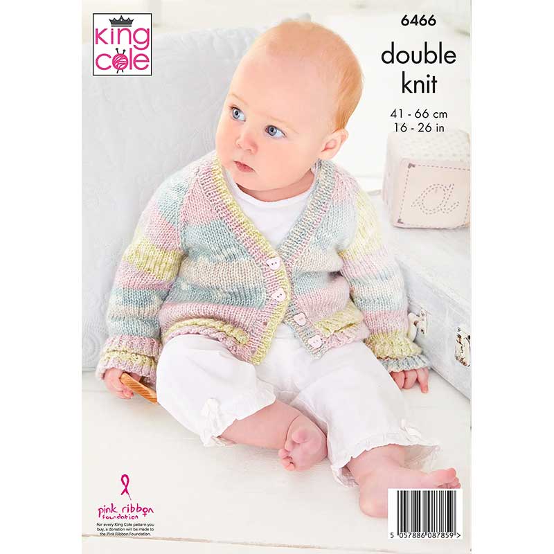 Cardigans knitted in King Cole Baby Fjord DK - Image 3
