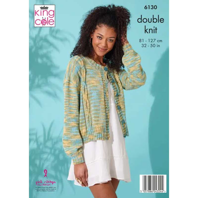 Cardigans Knitted in King Cole Linendale Reflections DK - Digital Version 2130 - Image 3