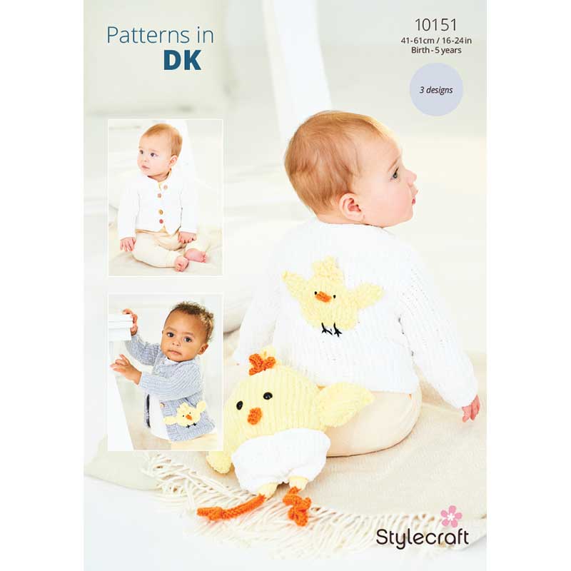 Cardigans  & Toy in Stylecraft Squeeze Me Dk