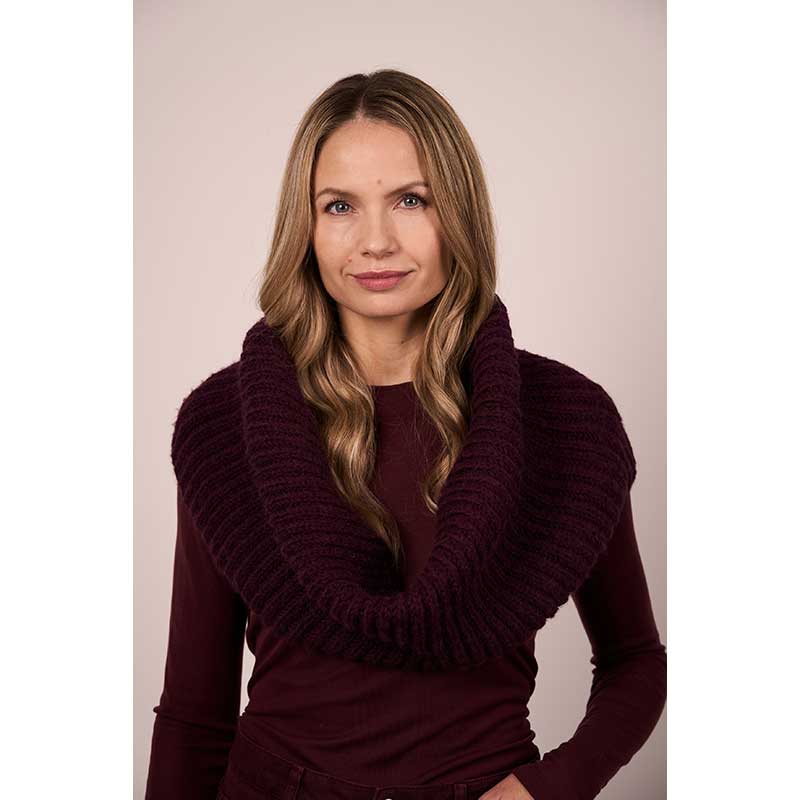 Cassia Cowl & Beanie in Mode Alpaca Wool & Alpaca Haze - Digital Version MIP70-M - Image 3