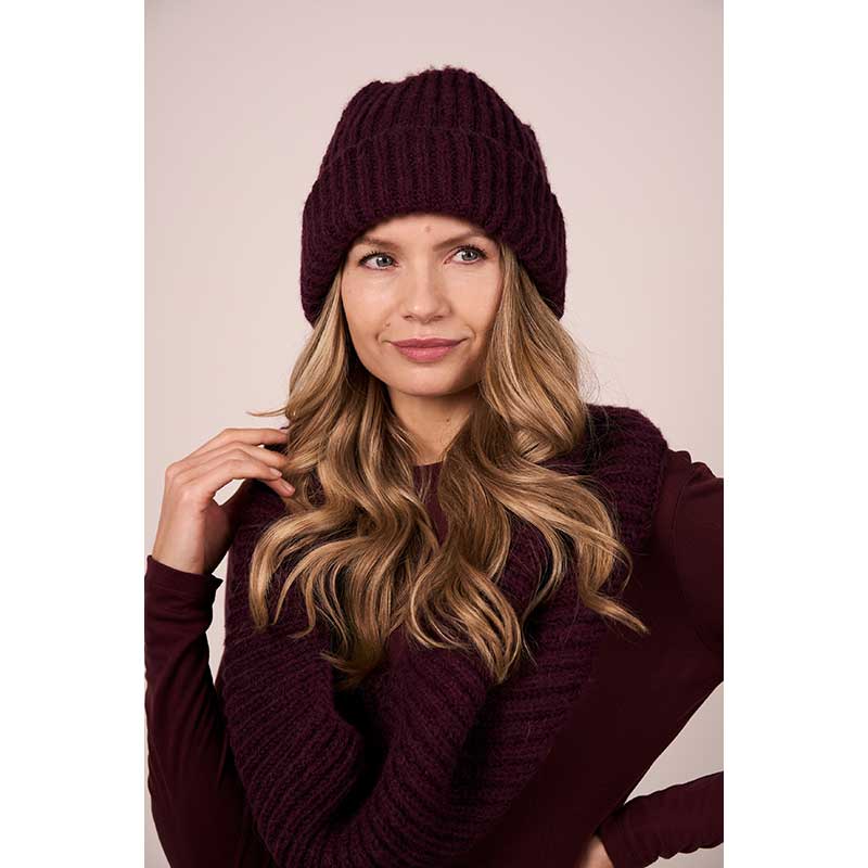 Cassia Cowl & Beanie in Mode Alpaca Wool & Alpaca Haze - Digital Version MIP70-M - Image 4