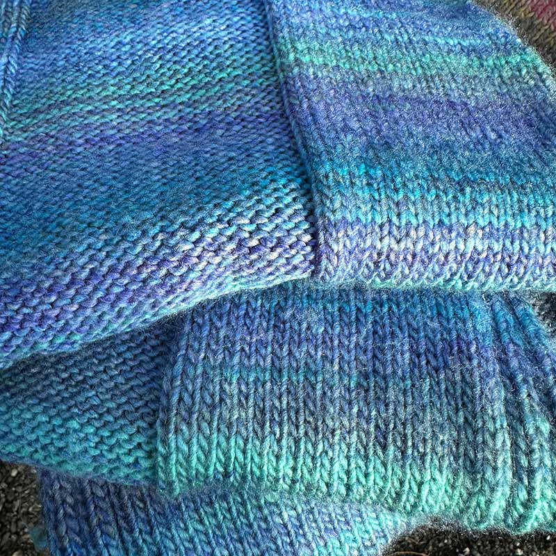 Castaway Knitted Blanket in Sirdar Jewelspun Aran - by Carol Mulvey - Image 4