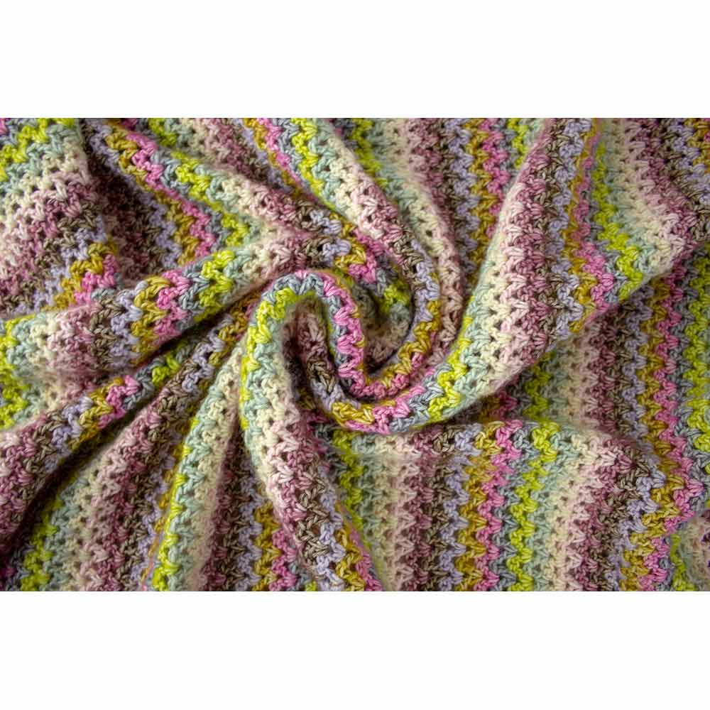 Cherry Blossom Blanket Pattern in Scheepjes Stone Washed - by Sara Geraghty - Digital Version - Image 3