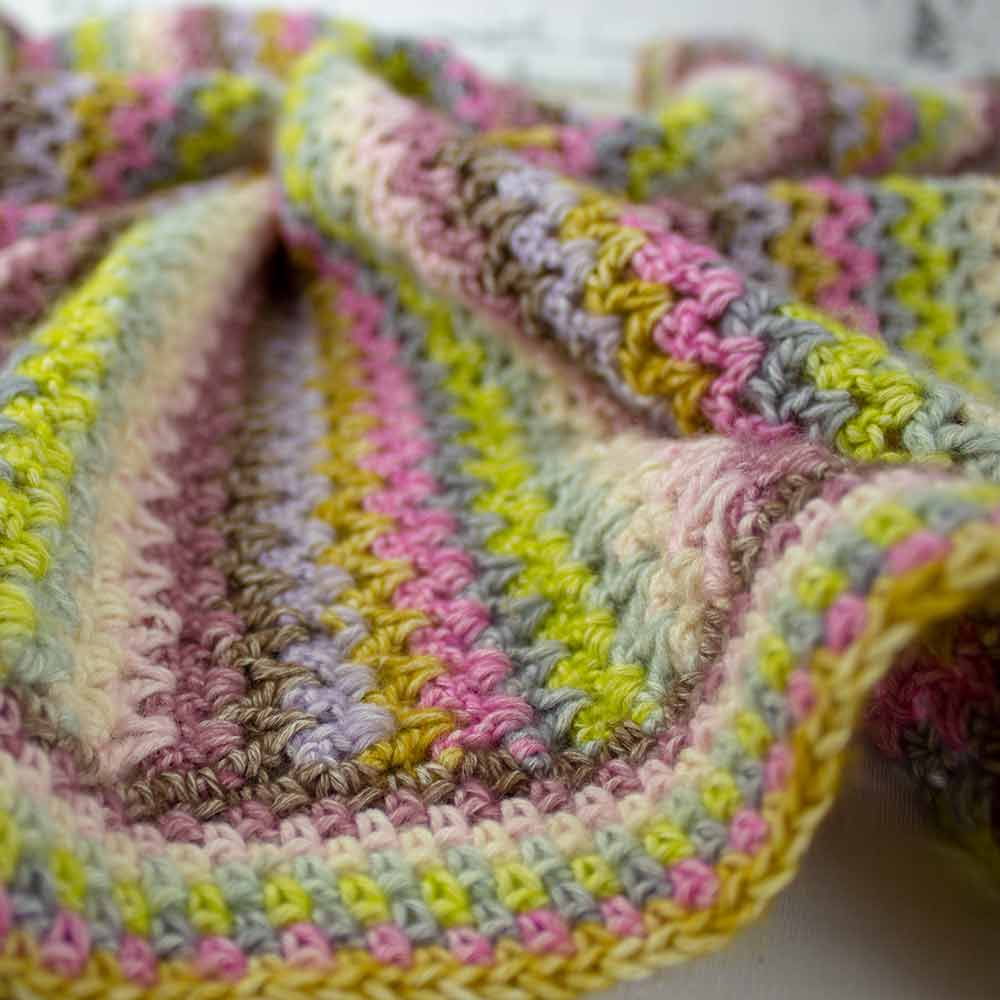 Cherry Blossom Blanket Pattern in Scheepjes Stone Washed - by Sara Geraghty - Digital Version - Image 4