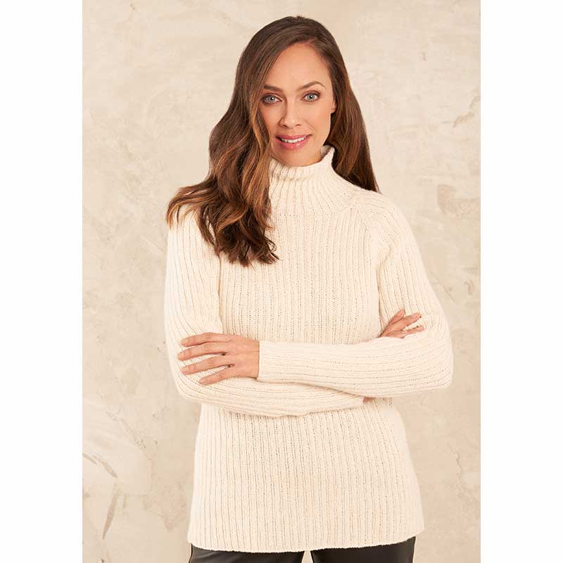 Chestnut Sweater in Rowan Pure Cashmere - Digital Version RTP002-0009 - Image 3