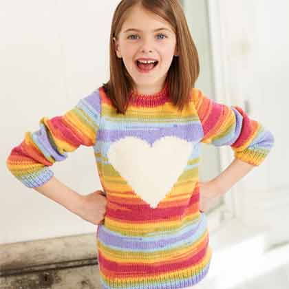 Childrens Sweater and Hoodie in Merry Go Round DK and Special DK