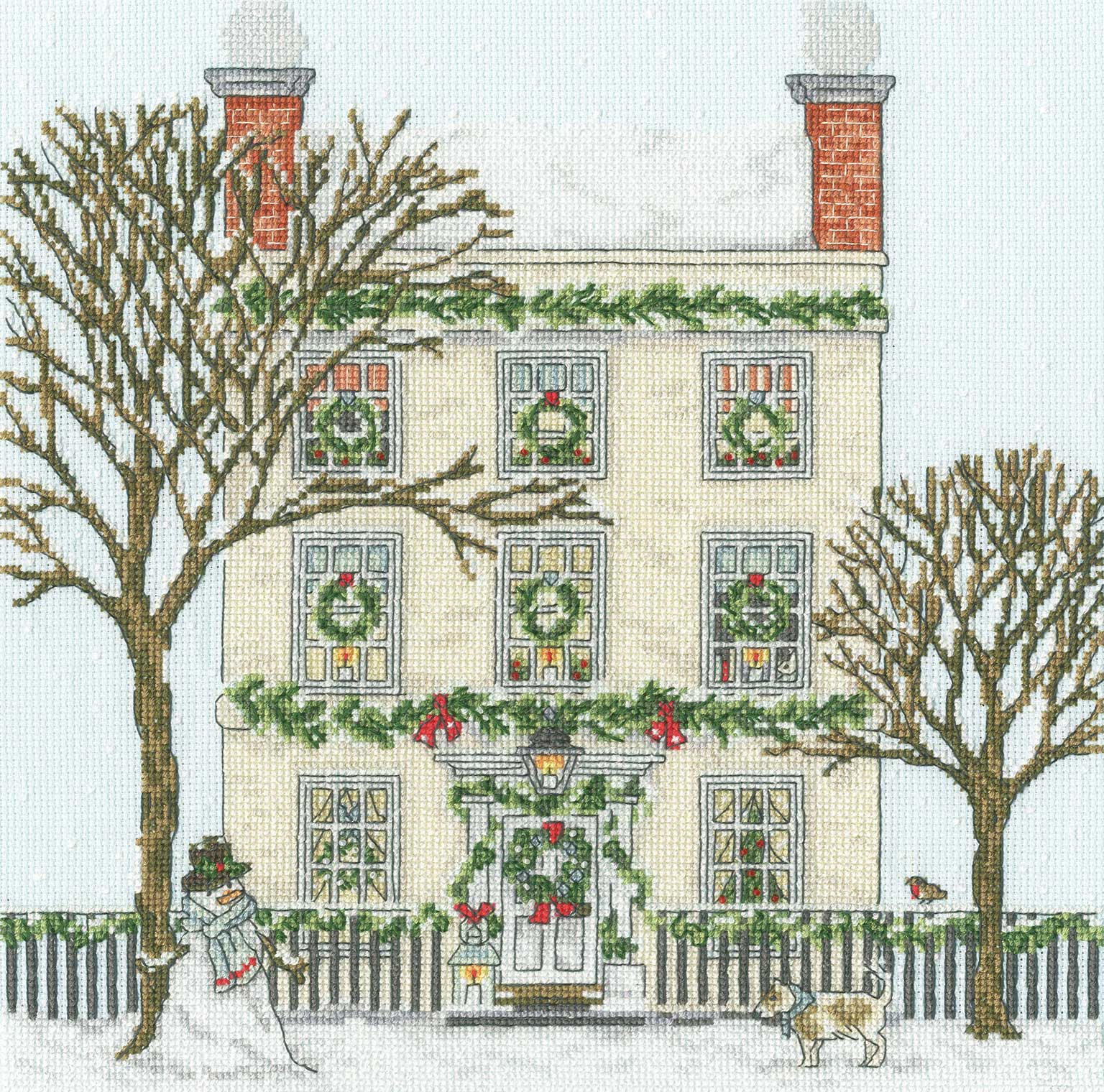 Christmas Townhouse  - Bothy Threads Cross Stitch Kit