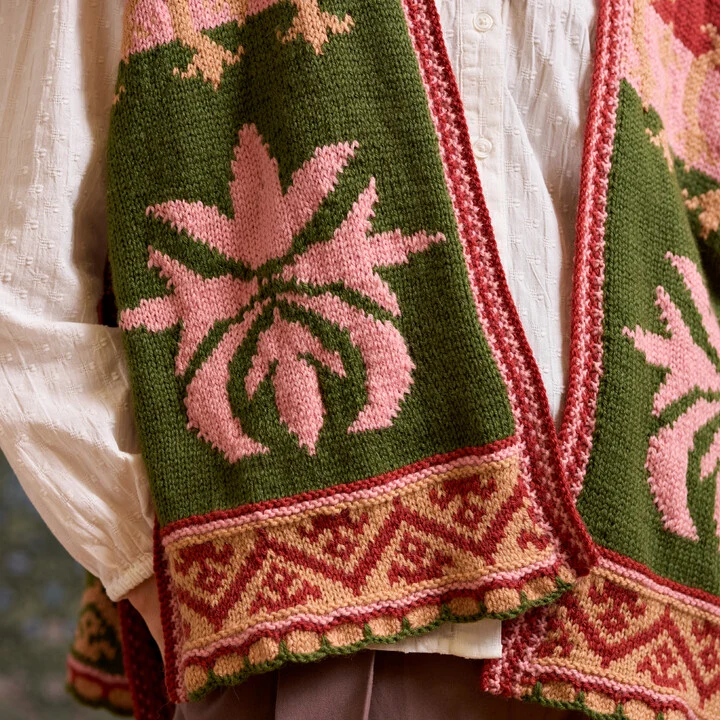 Chrysanthemum Knitted Shawl Make Along in West Yorkshire Spinners Morris Dk - Image 5