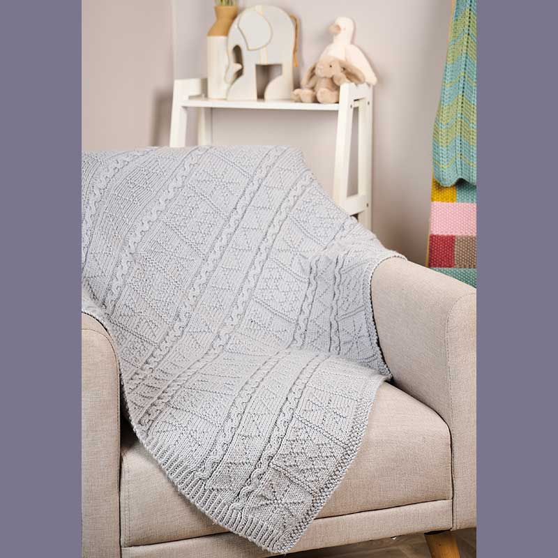 Clap Blanket in Rowan Baby Cashsoft Worsted - Digital Version ZB384-00003 - Image 3