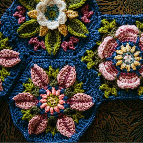 Climbing Rose Wrap Pattern by Janie Crow - Digital Version - Image 3