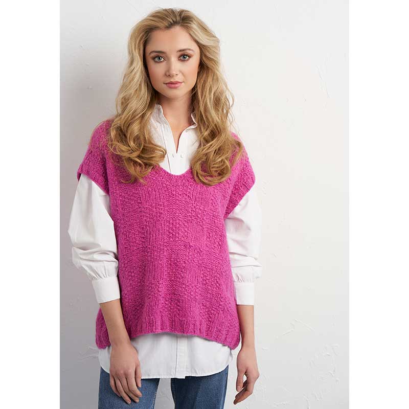 Clipper Vest in Rowan Brushed Fleece - Digital Version RTP004-0014 - Image 3