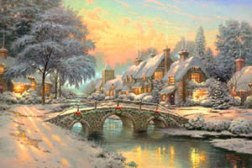 Cobblestone Christmas Cross Stitch Kit