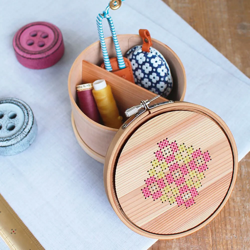 Cohana Magewappa Toolbox Embroidery Hoop 12cm - Pink - Image 3