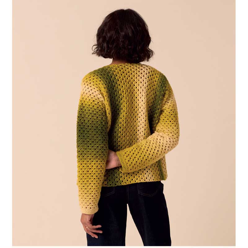 Colour Pulse Crochet Jacket in Sirdar Jewelspun Ombre Aran - 10925 - Image 3