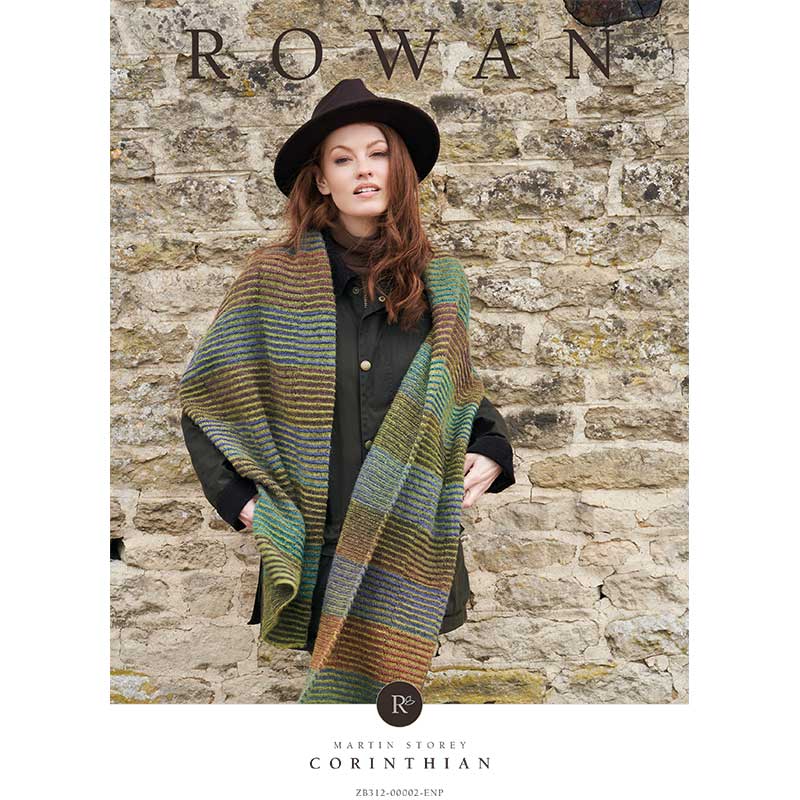 Corinthian Wrap in Rowan Felted Tweed Colour - Digital Version