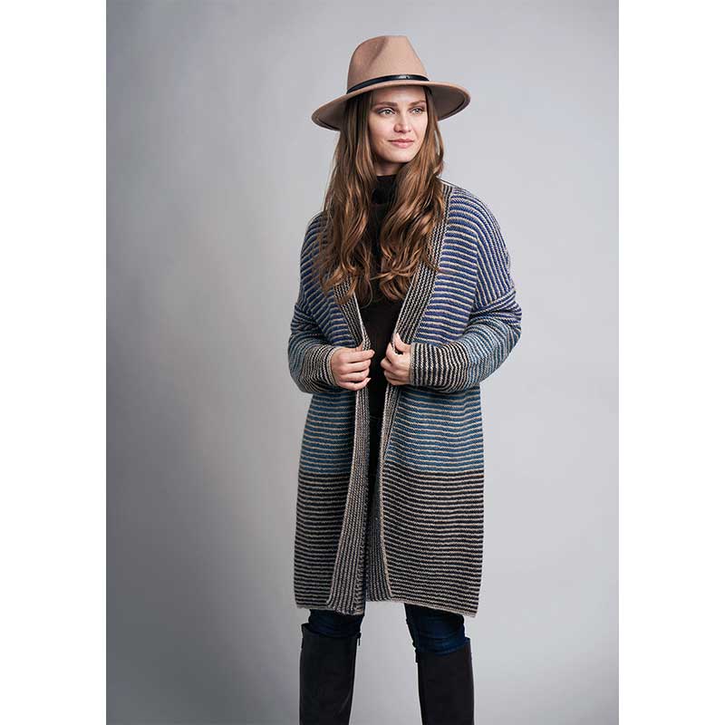 Cringle Cardigan in Rowan Moordale - Digital Version