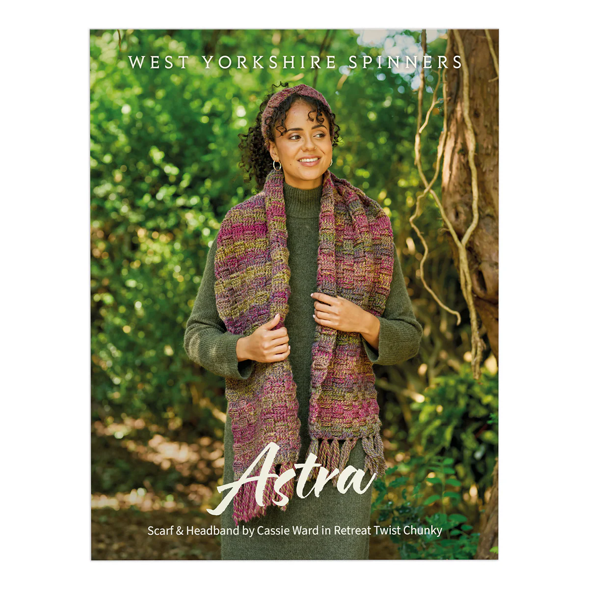 Crochet Astra Scarf and Headband in West Yorkshire Spinners Retreat Twist Chunky - Digital Version  WYS1000470