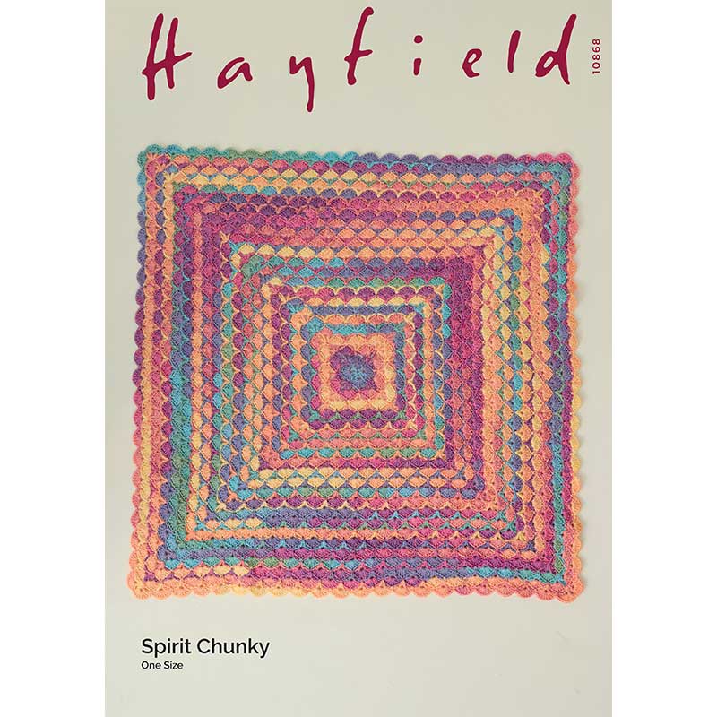 Crochet Blanket in Hayfield Spirit Chunky - Digital Version 10868