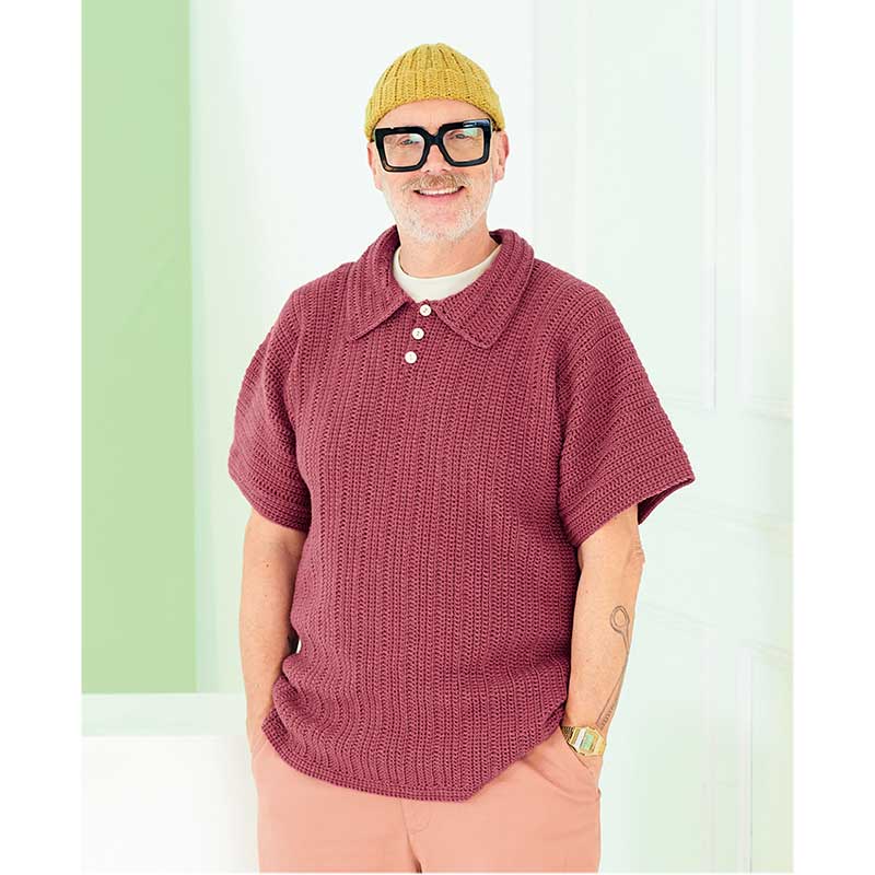 Crochet Striped and Plain Top in Bambino Stylecraft Bambino Dk - Image 3