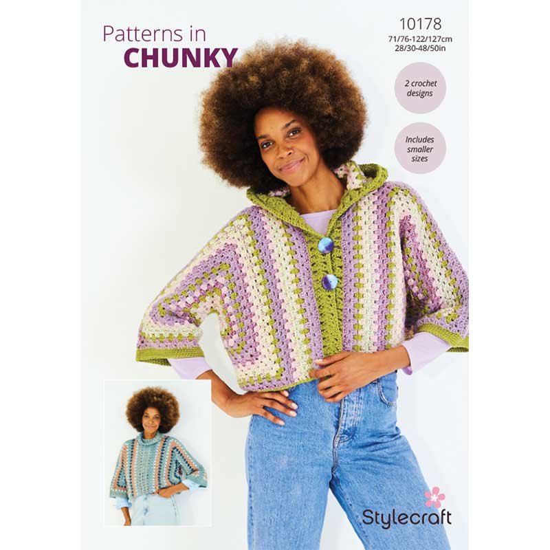 Crochet Sweater and Cardigan in Stylecraft Moorland & Softie Chunky
