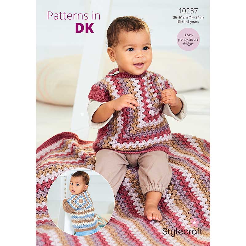 Crochet Tops & Blanket in Stylecraft Bambino Dk