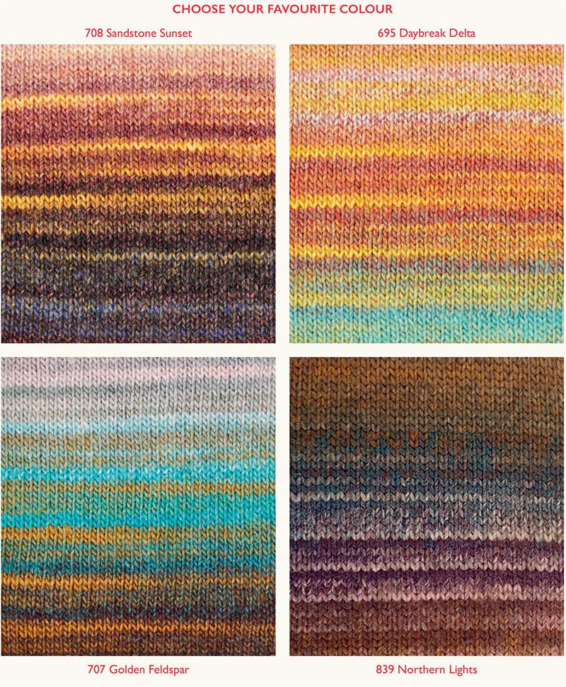 Crochet Wave Blanket and Bolster Cushion Sirdar Jewelspun Aran - Image 2