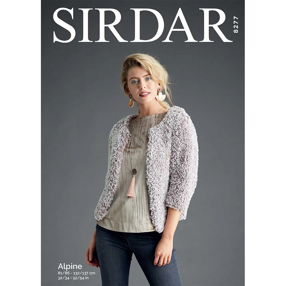 Cropped Cropped Cardigan in Sirdar Alpine