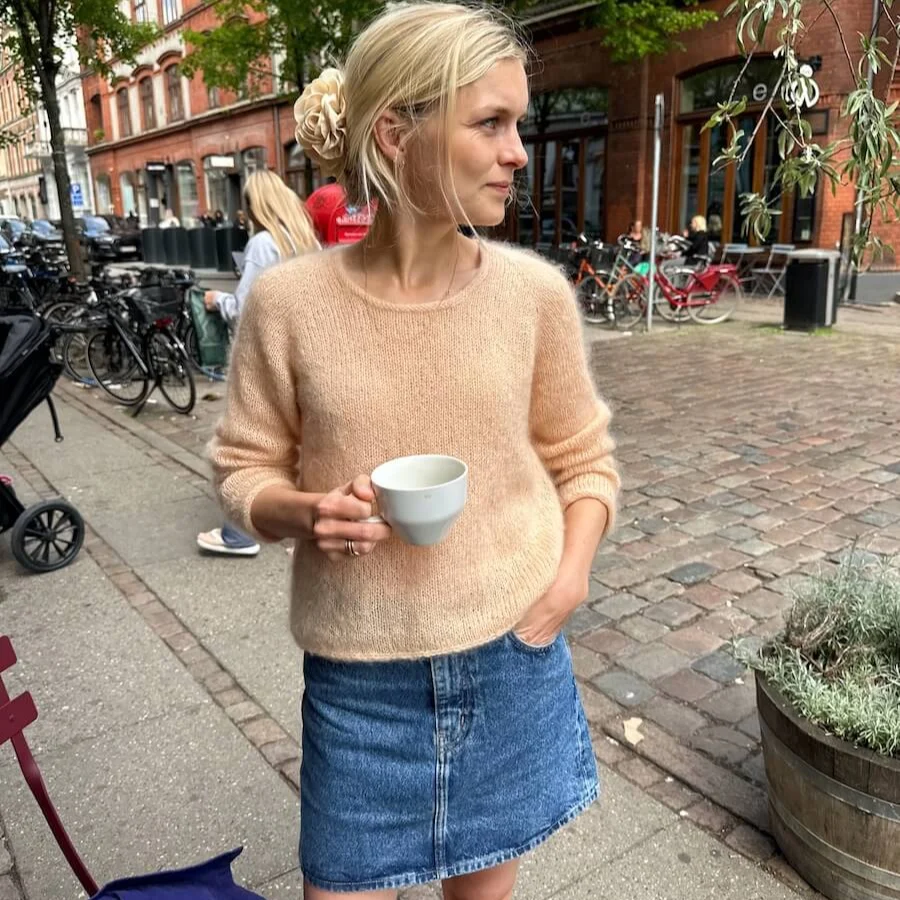 Cumulus Blouse O-neck by PetiteKnit