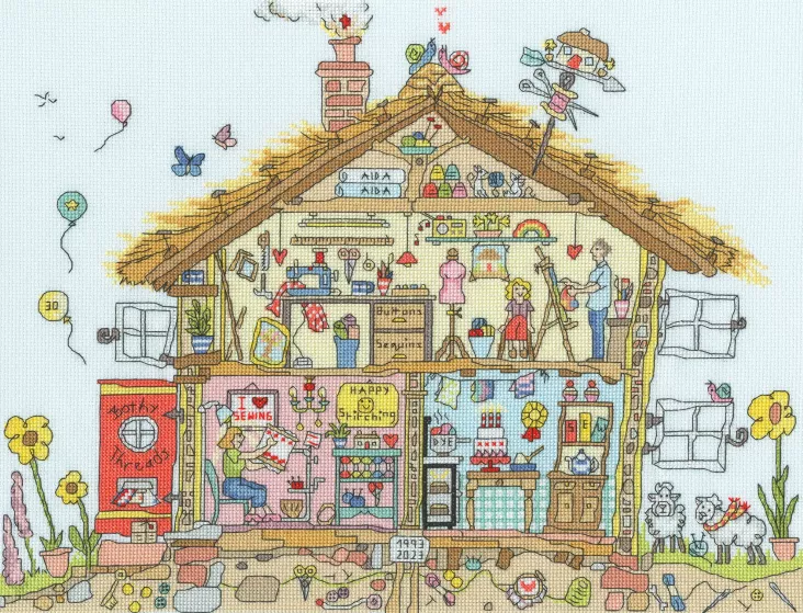 Cut Thru' Craft Home - Bothy Threads Cross Stitch Kit