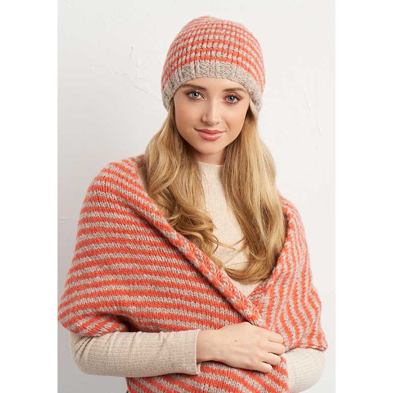 Cutler Wrap Shawl in Rowan Brushed Fleece - Digital Version RTP004-0011 - Image 3