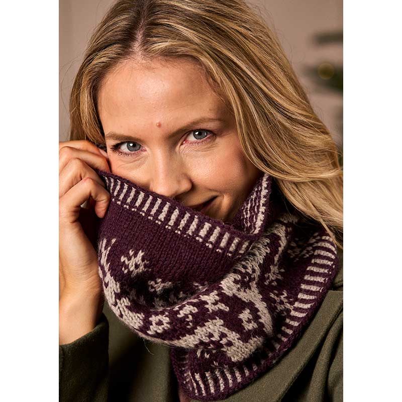 Dancing Reindeers Cowl by Martin Storey in Rowan Alpaca Soft Dk - Digital Version - Image 4