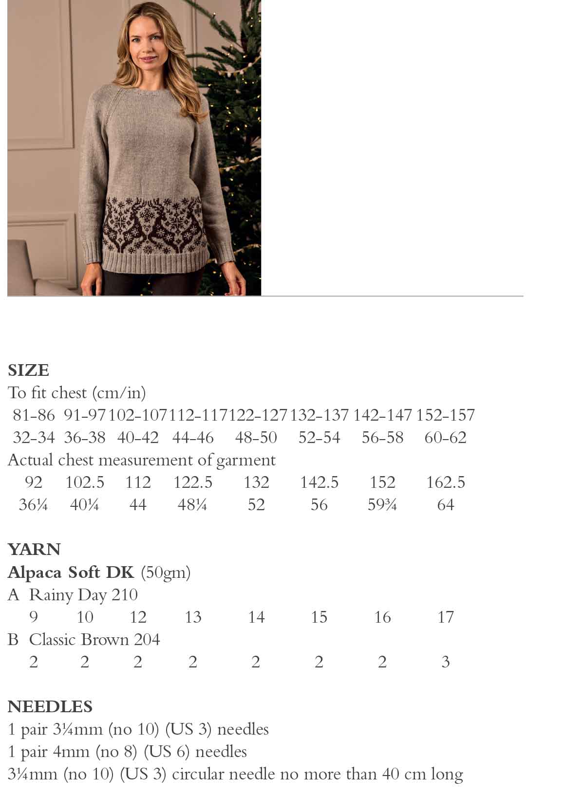 Dancing Reindeers Sweater by Martin Storey in Rowan Alpaca Soft Dk - Digital Version - Image 2