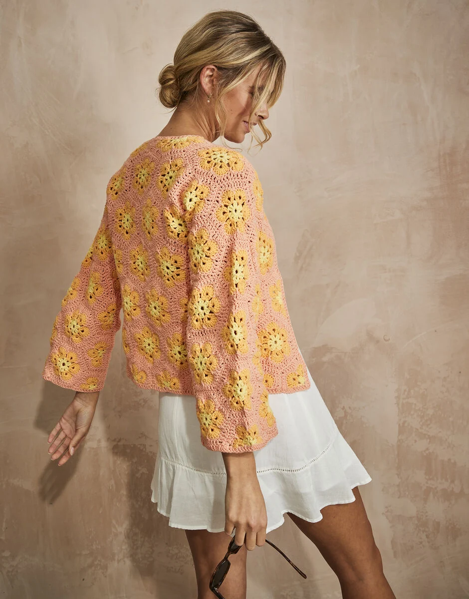 Daydream Cardigan Crocheted in Sirdar Stories DK - Image 2