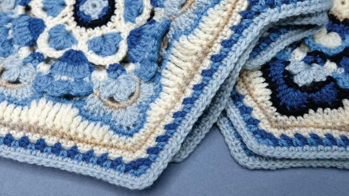 Delft Crochet Blanket Pattern by Janie Crow - Digital Version - Image 3