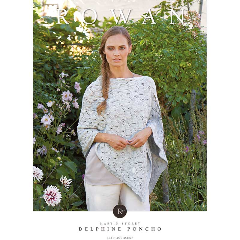 Delphine Poncho in Rowan Summerlite 4ply - Digital Version